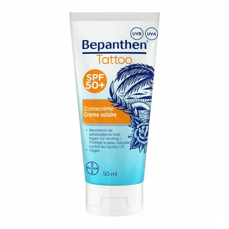 Bepanthen Tattoo Crème Solaire SPF50+ 50ml