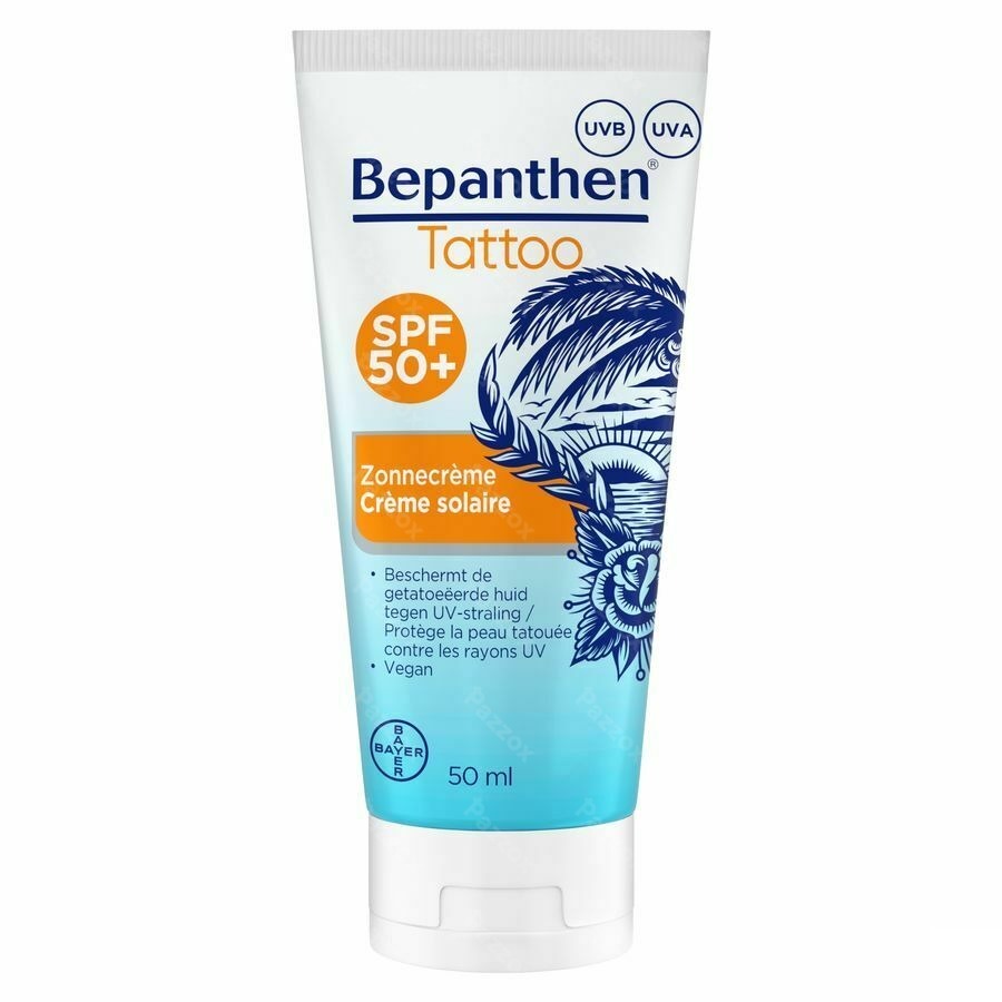 Bepanthen Tattoo Crème Solaire SPF50+ 50ml
