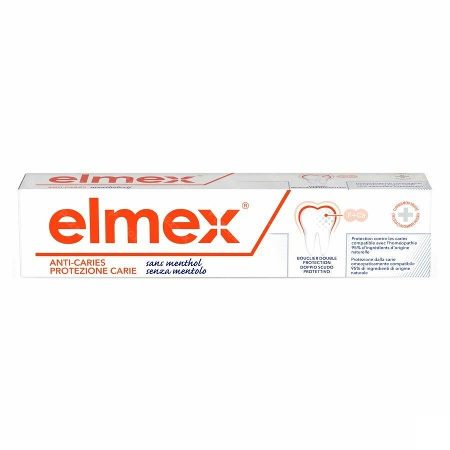 Elmex Anti-Cariës Sans Menthol Dentifrice 75ml