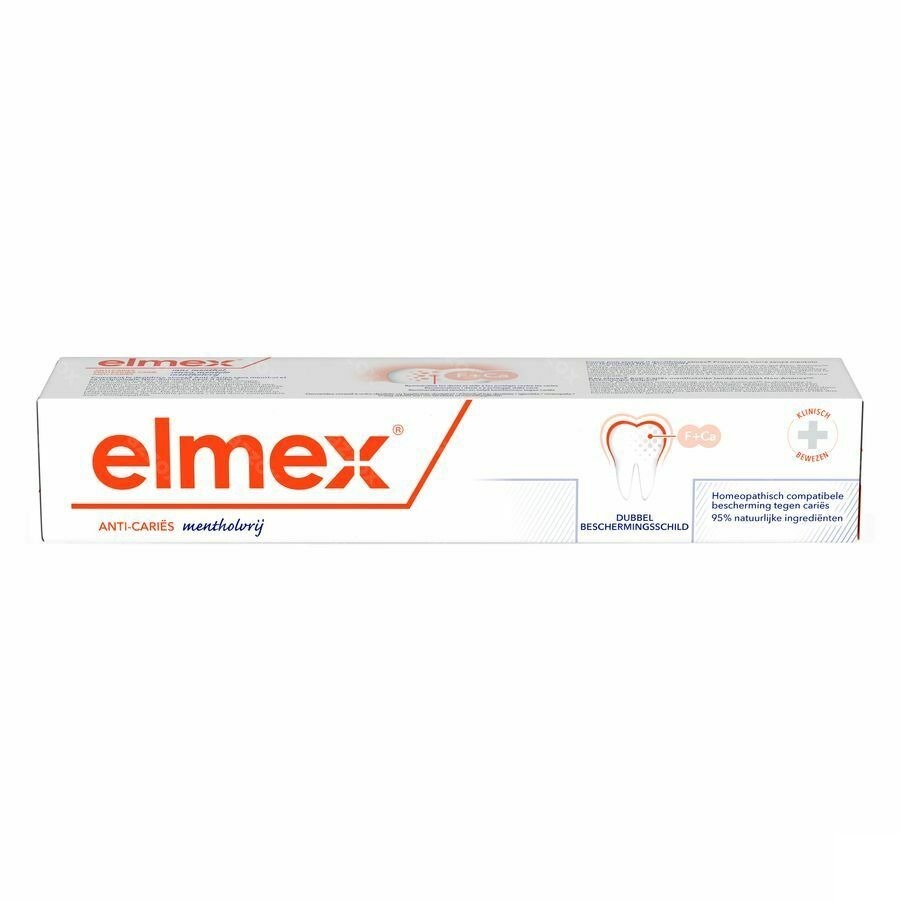 Elmex Anti-Cariës Zonder Menthol Tandpasta 75ml