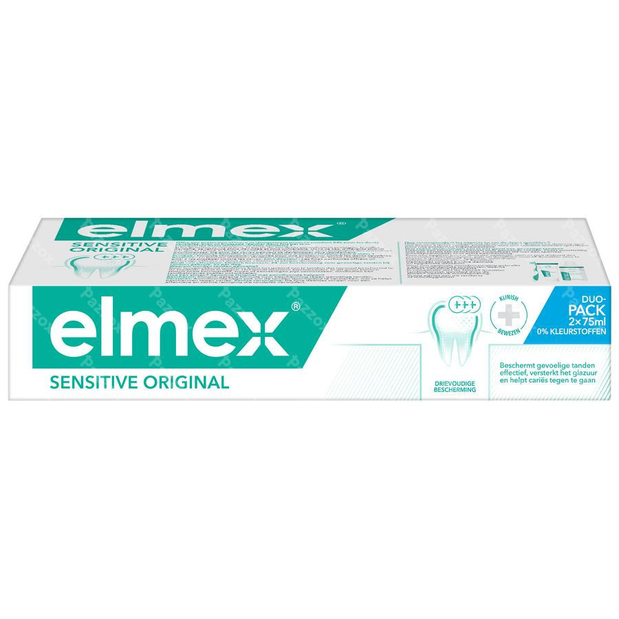Elmex Sensitive Original Dentifrice Tube 2x75ml