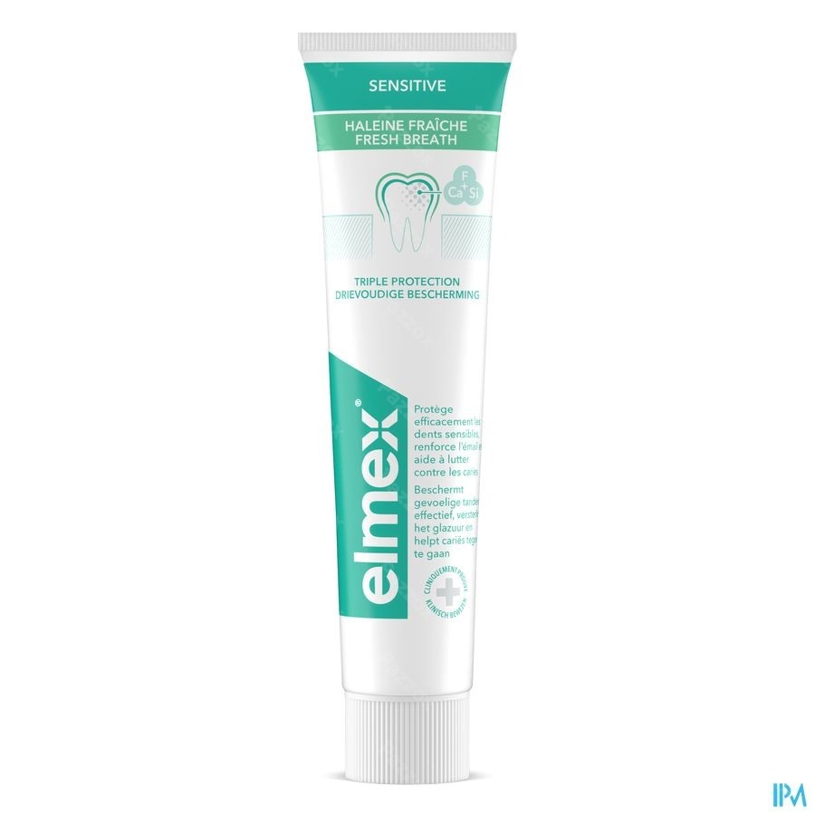 Elmex Sensitive Dentifrice Haleine Fraiche 75ml