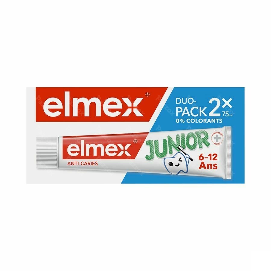 Dentifrice Elmex Junior Tube 2x75ml