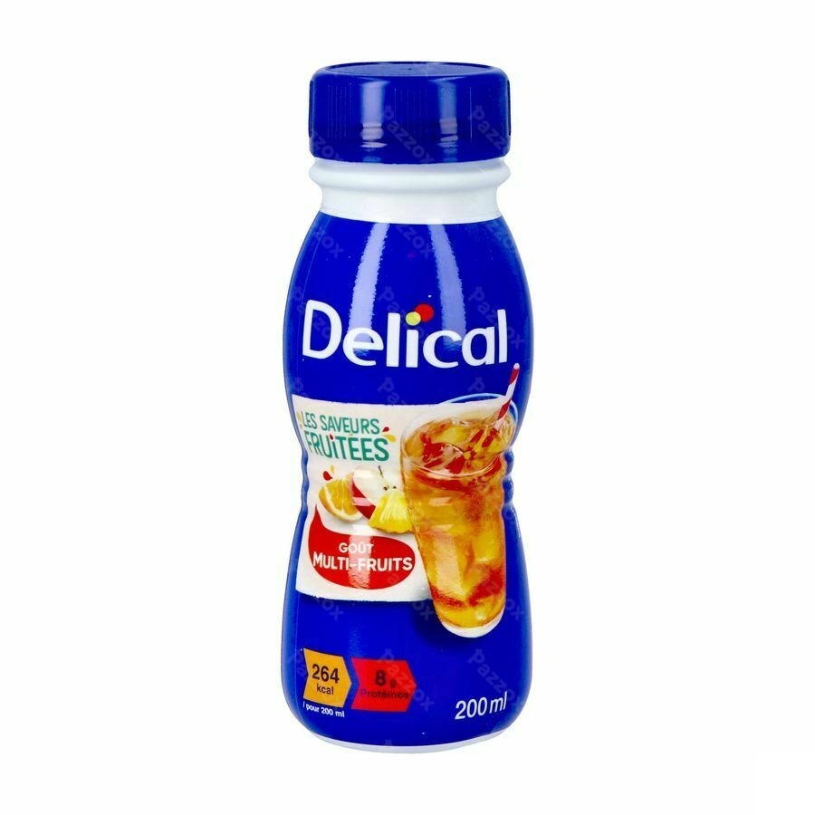Delical Fruitdrink Multi-vruchten 4x200ml
