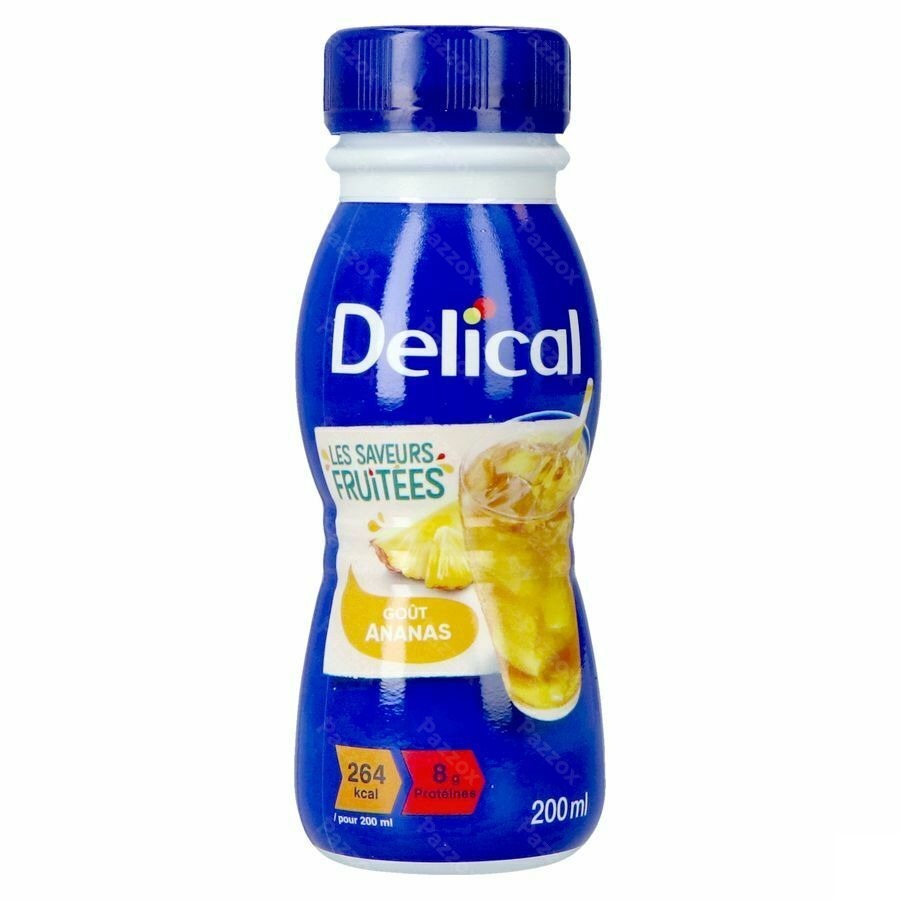 Delical Fruitdrink Ananas 4x200ml