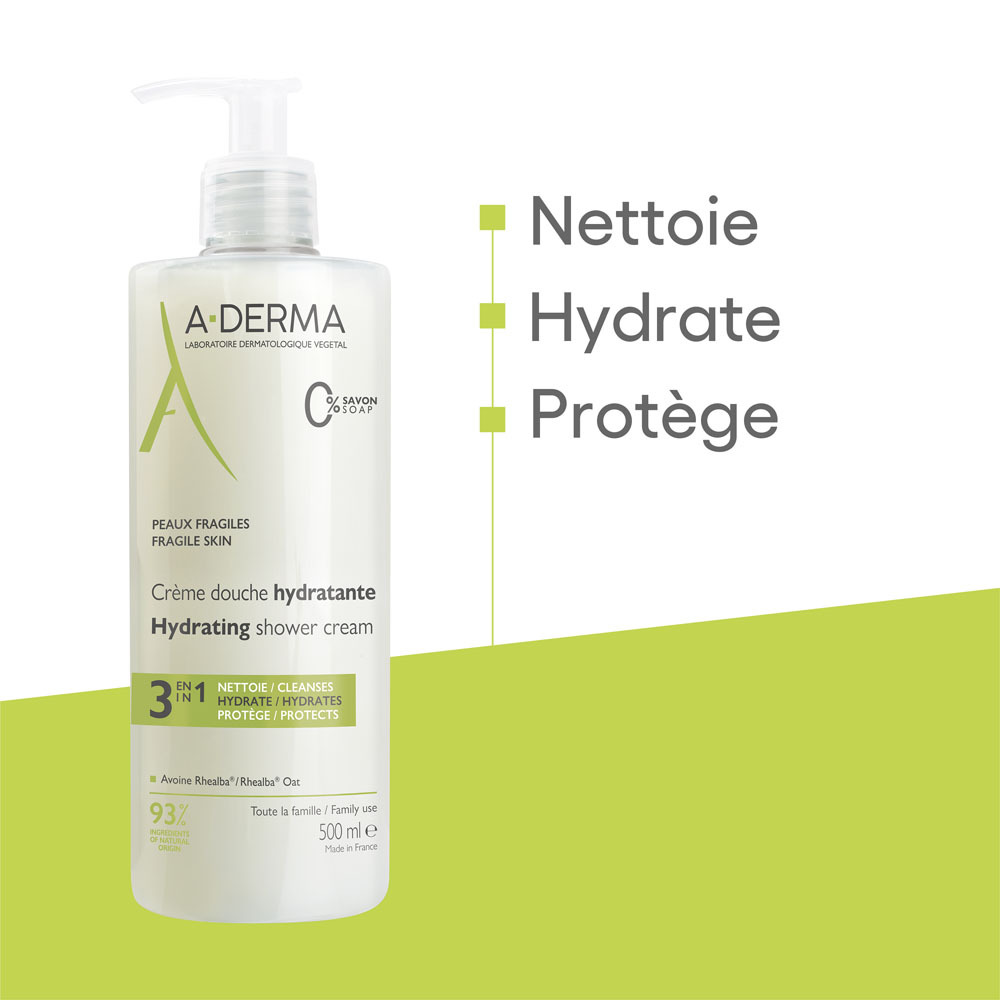 A-Derma Indispensables Crème Douche Hydratante 750ml