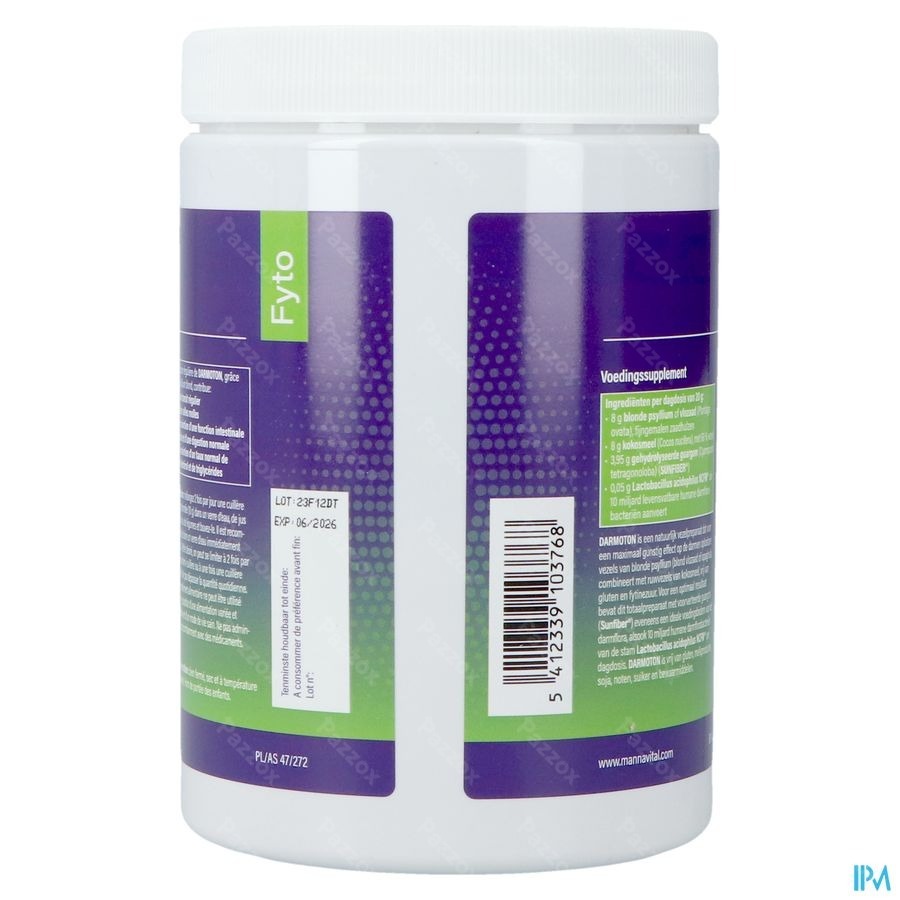 Mannavital Darmoton Pdr 300g Nf