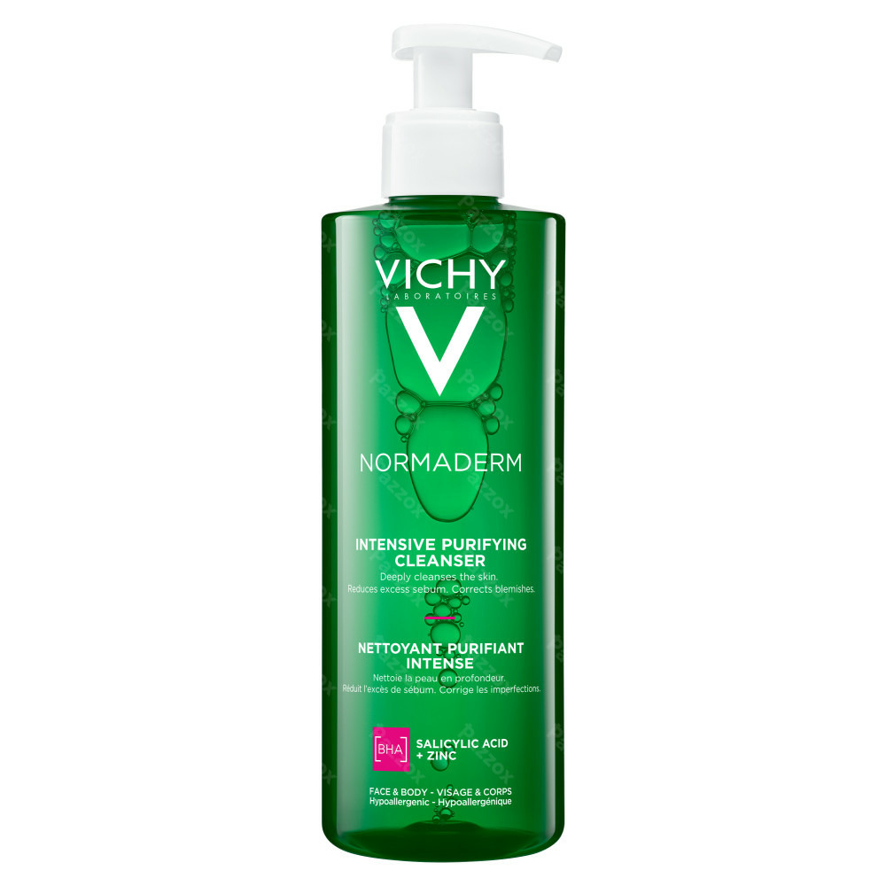 Vichy Normaderm Phytosolution Intensief Zuiverende Gel - Gevoelige en Acnegevoelige Huid - 400ml