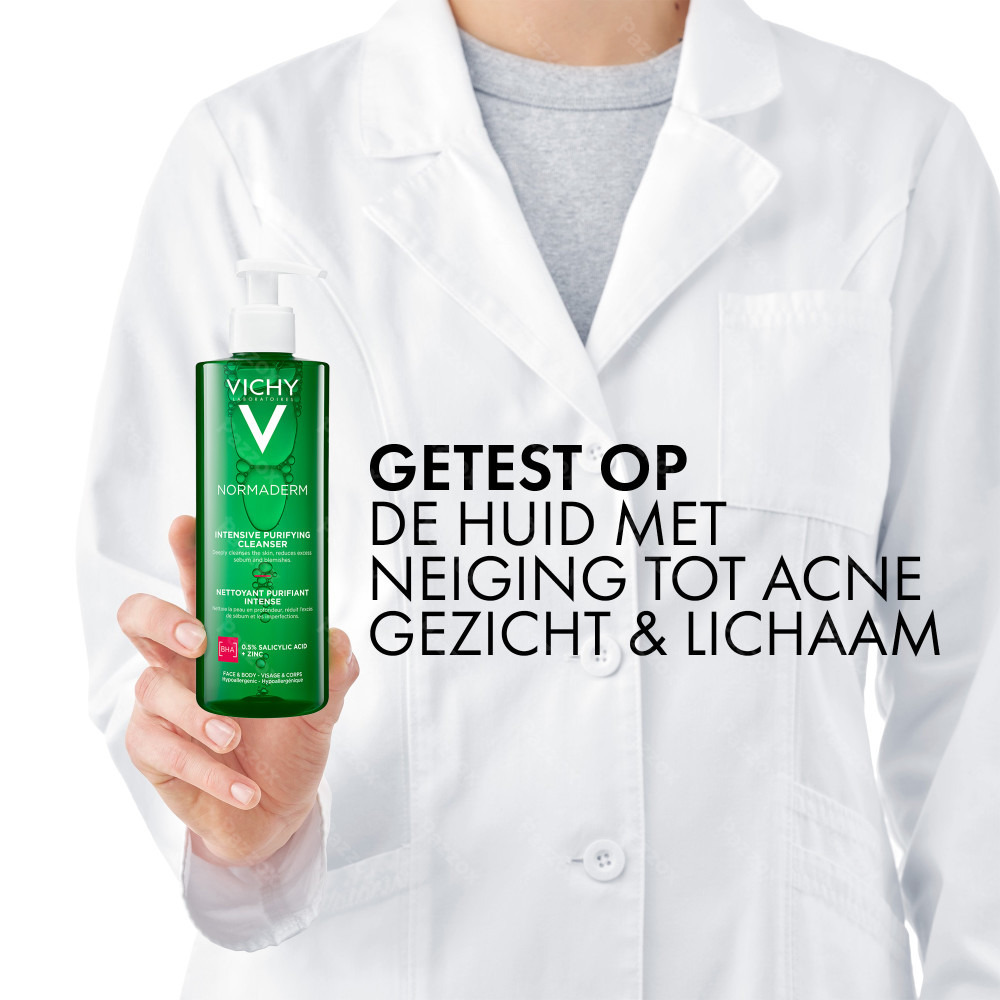 Vichy Normaderm Phytosolution Intensief Zuiverende Gel - Gevoelige en Acnegevoelige Huid - 400ml