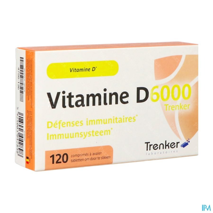 Vitamine D6000 Trenker Comp 120 Nf