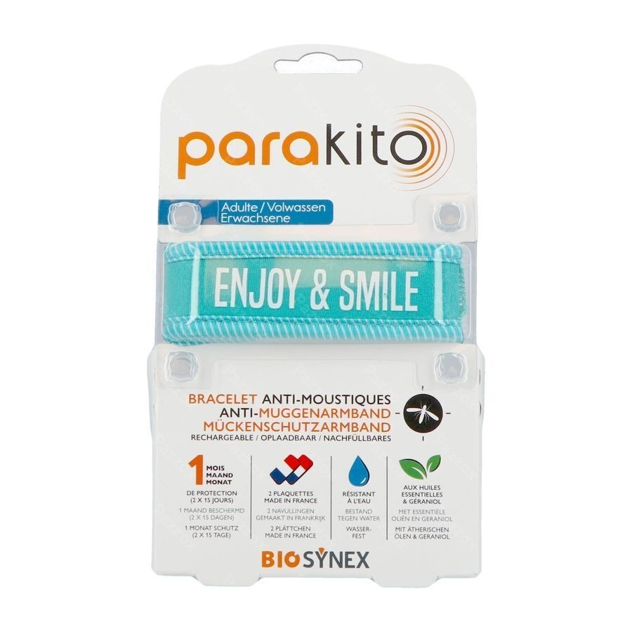 Para'kito Bracelet Adulte Enjoy&smile Bleu