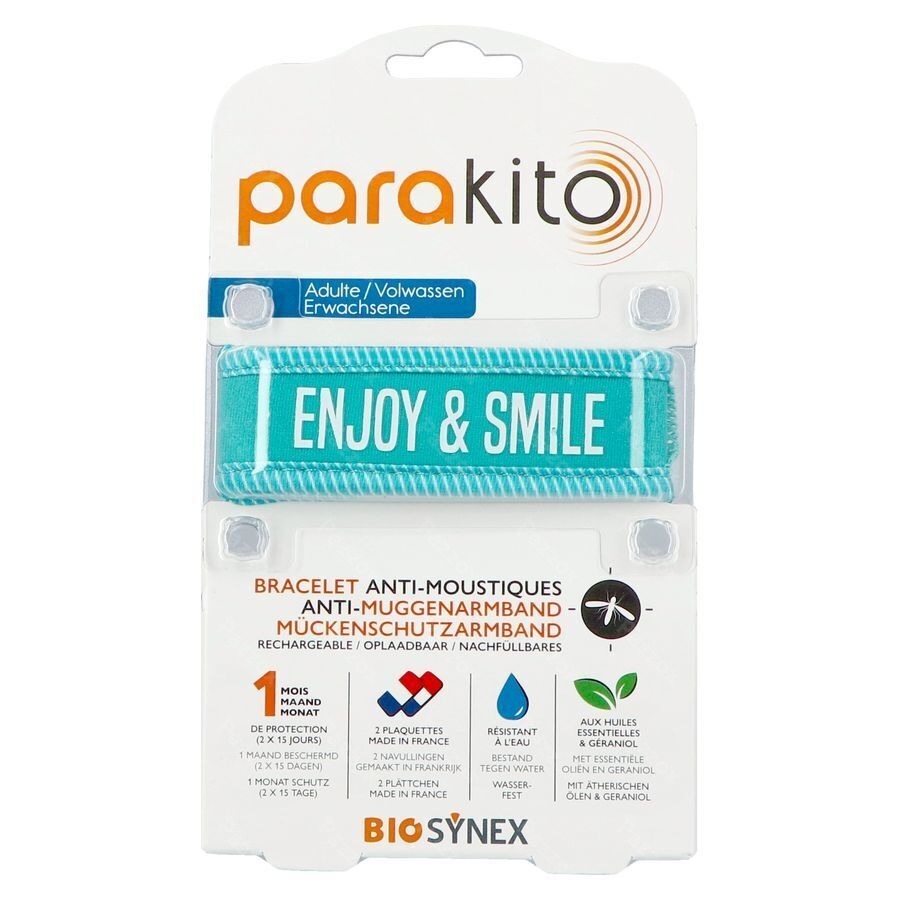 Para'kito Bracelet Adulte Enjoy&smile Bleu