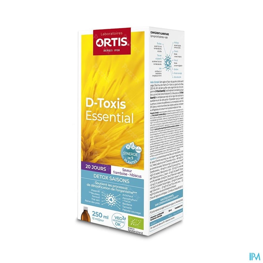 D Toxis Essential Detox Saisons Bio 250ml
