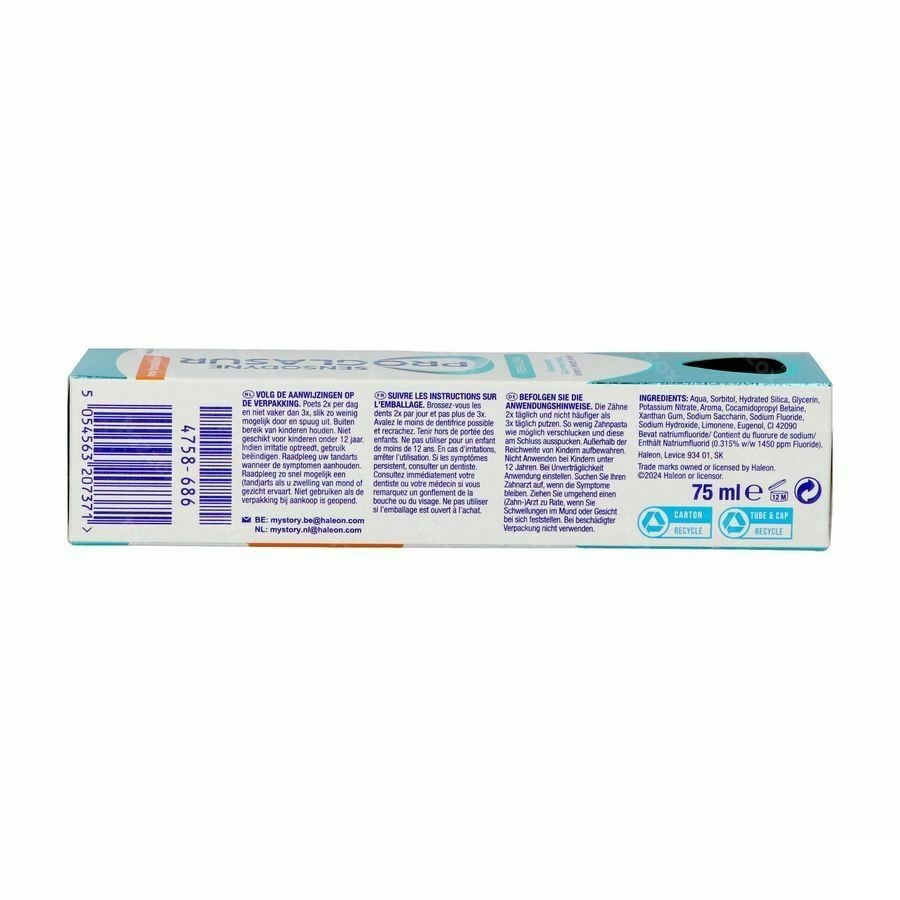 Sensodyne Proglasur Fresh & Clean Tube 75ml