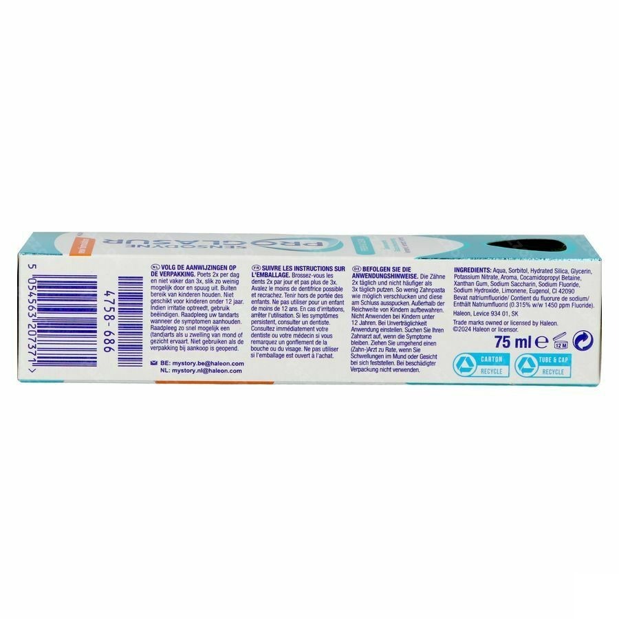 Sensodyne Proglasur Fresh & Clean Tube 75ml