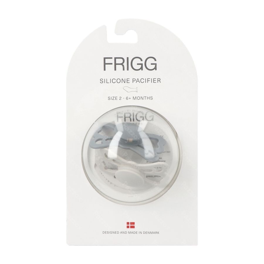 Frigg Fopspenen Butterfly T2 Silicon Grey/silver 2