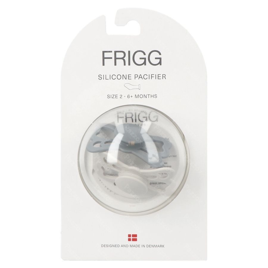 Frigg Fopspenen Butterfly T2 Silicon Grey/silver 2