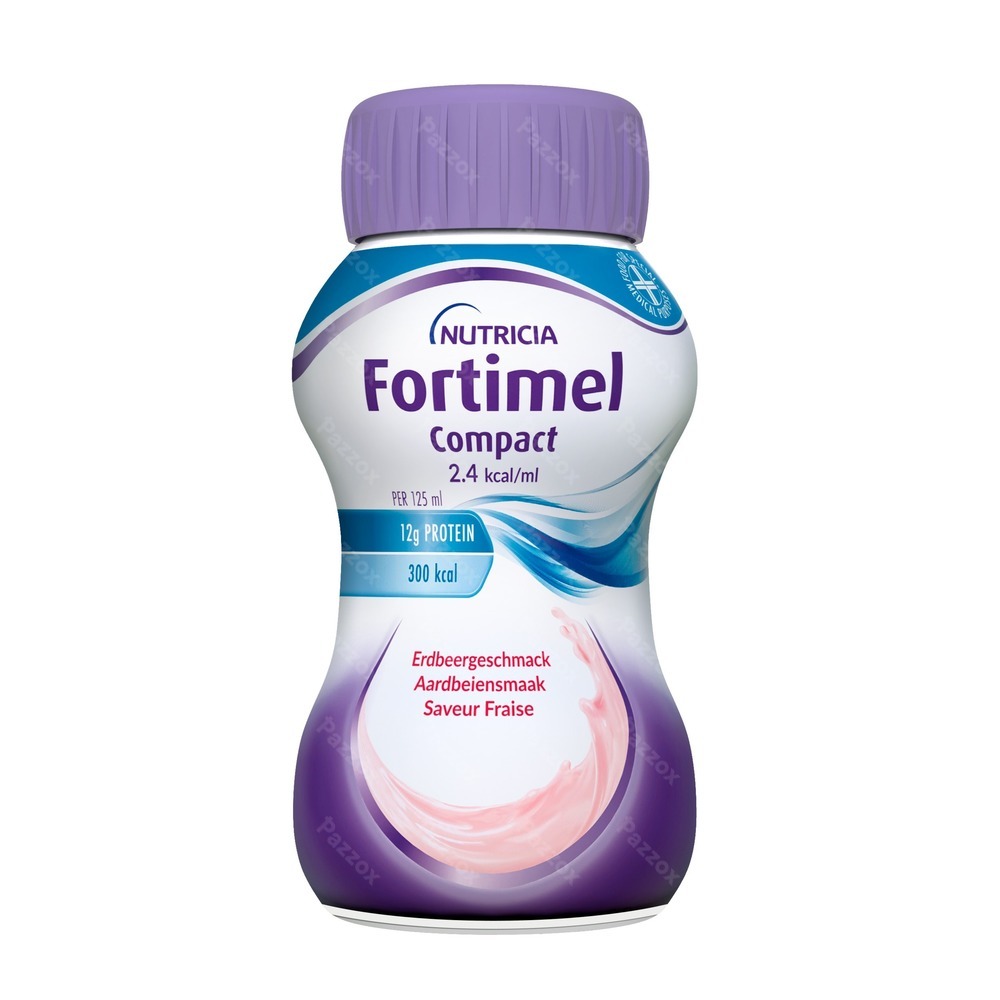 Fortimel Compact 2.4kcal Fraise 4x125ml