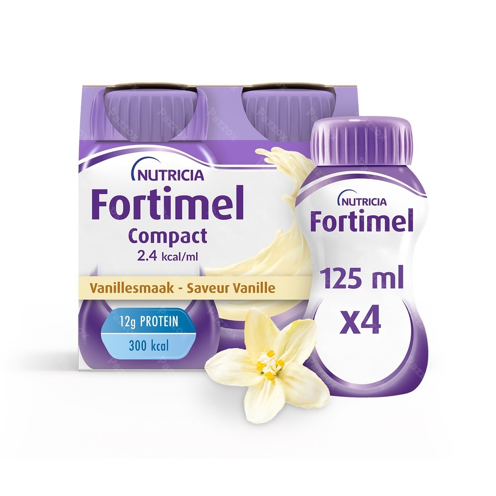 Fortimel Compact 2.4kcal Vanille 4x125ml