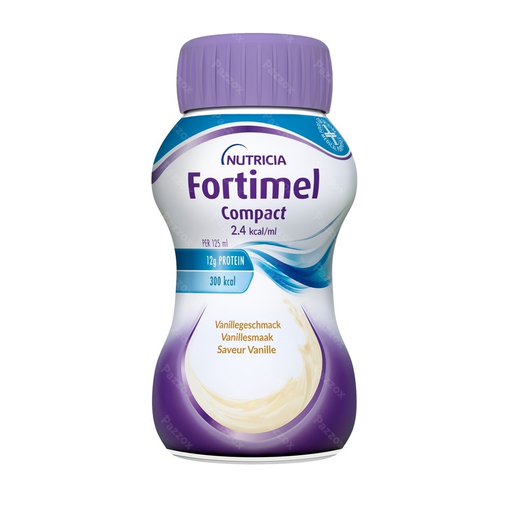 Fortimel Compact 2.4kcal Vanille 4x125ml