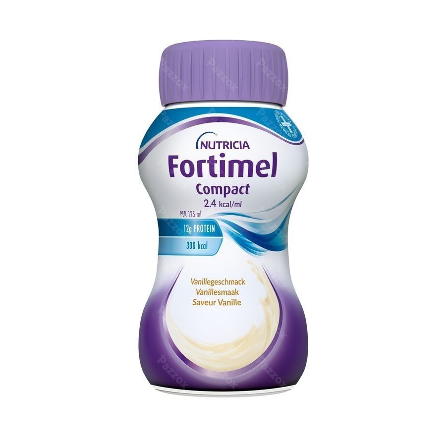 Fortimel Compact 2.4kcal Vanille 4x125ml