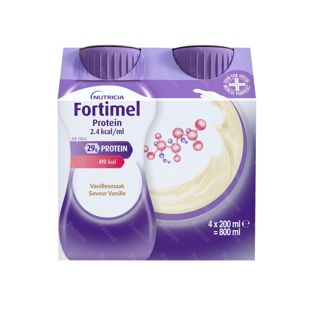 Fortimel Protein 2.4kcal Vanille 4x200ml