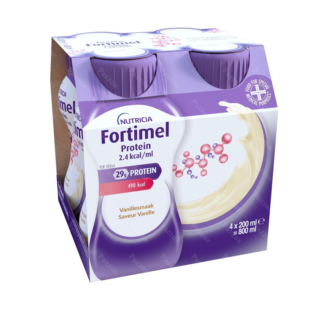 Fortimel Protein 2.4kcal Vanille 4x200ml