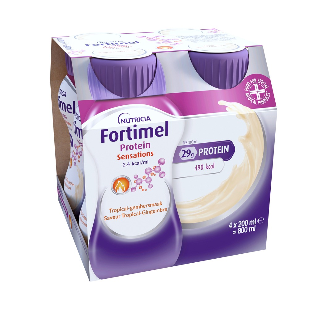Fortimel Protein 2.4kcal Tropisch Gember 4x200ml