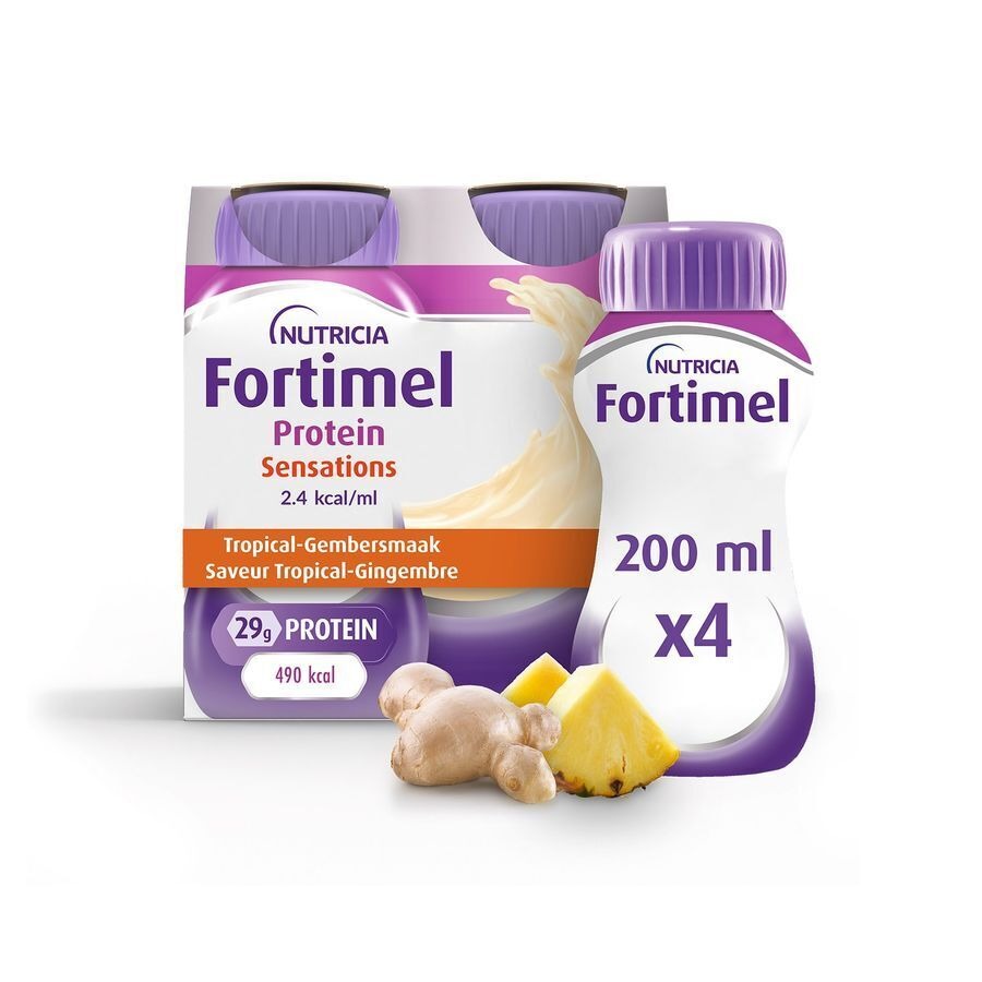 Fortimel Protein 2.4kcal Tropisch Gember 4x200ml