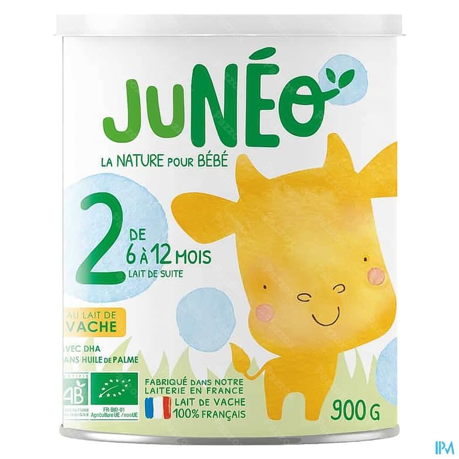 Juneo 2 Lait Vache 6-12m 800g