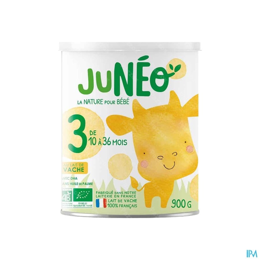 Juneo 3 Lait Vache 10-36m 800g