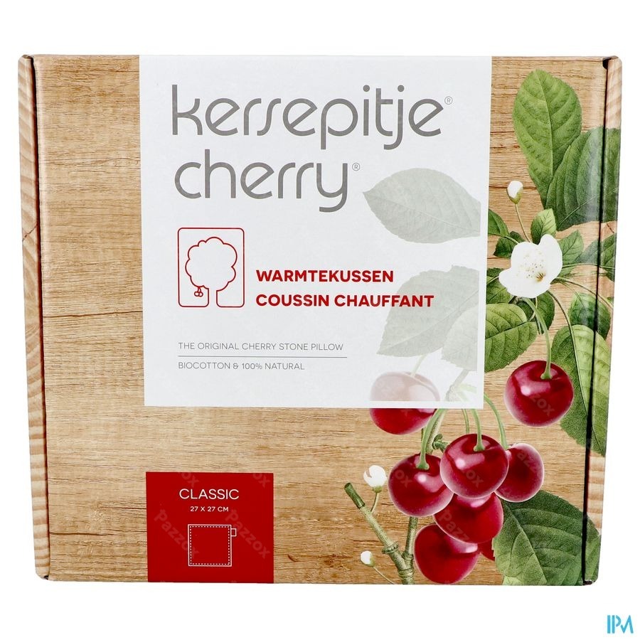 Kersepitje Warmtekussen Classic Ecru 27x27cm