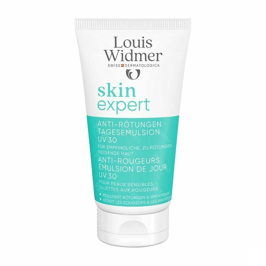 Louis Widmer Skin Expert Émulsion de Jour Anti-Rougeurs UV30 Sans Parfum 50ml