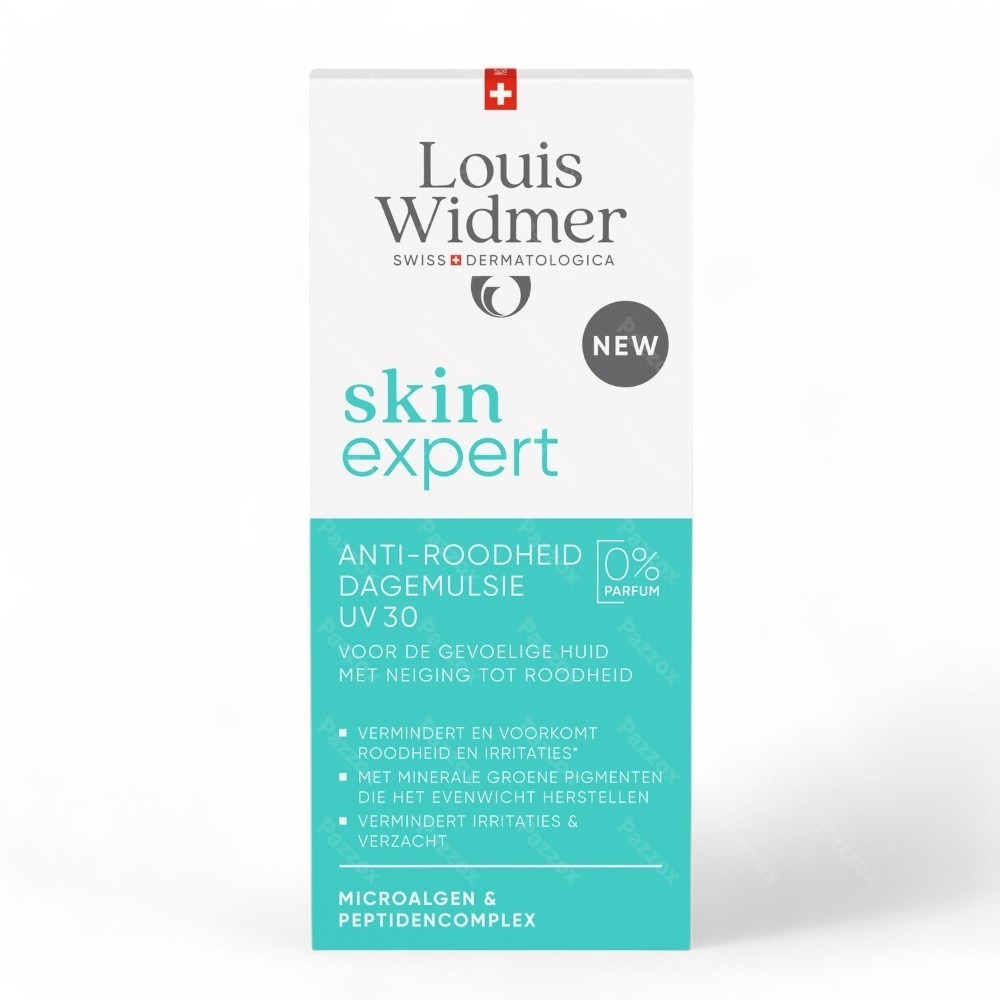 Louis Widmer Skin Expert Émulsion de Jour Anti-Rougeurs UV30 Sans Parfum 50ml