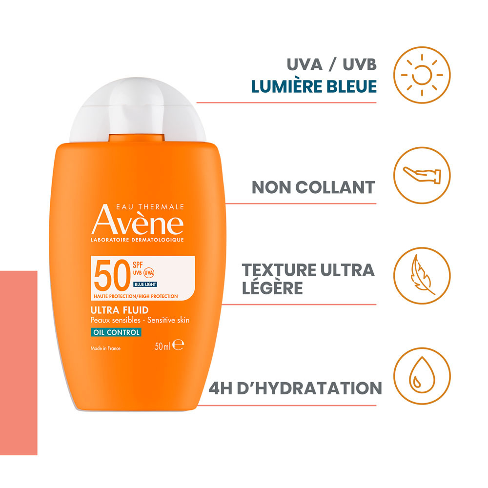 Avène Ultra Fluid Oil Control SPF50 50ml