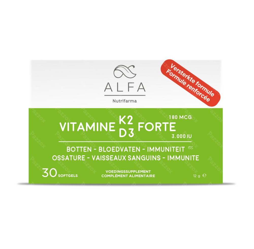 Alfa Vitamine K2 D3 Forte Softcaps 30 Nf