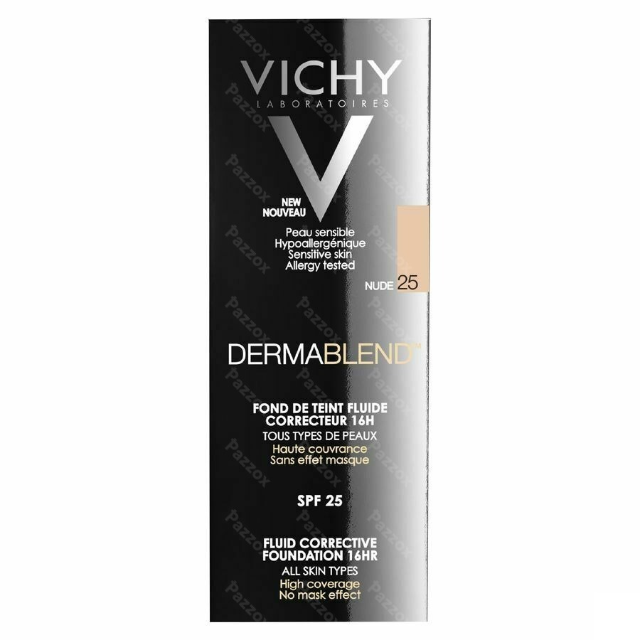 Vichy Dermablend Foundation Fluide 25 Nude 30ml