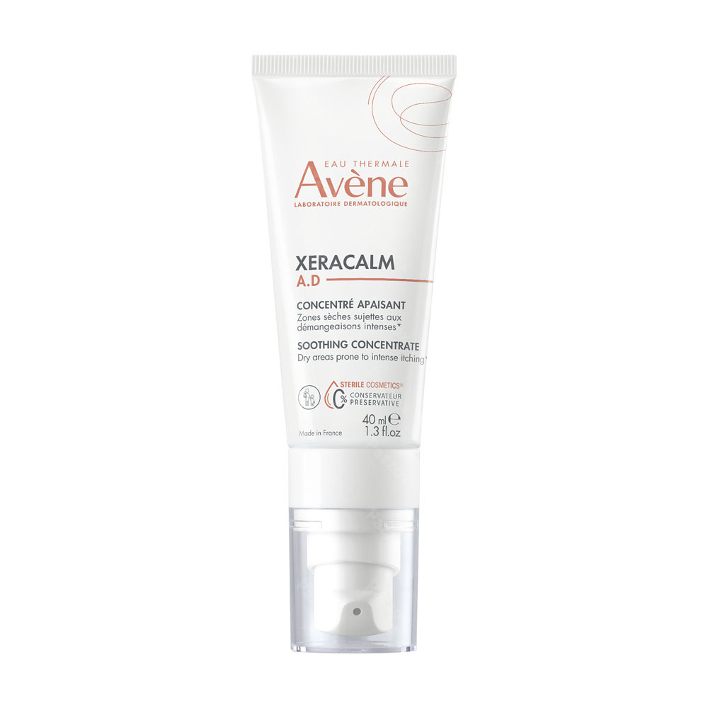    Avène XeraCalm A.D Concentré Apaisant, zones sèches sujette à l'eczéma atopique,  démangeaisons intenses 40ml