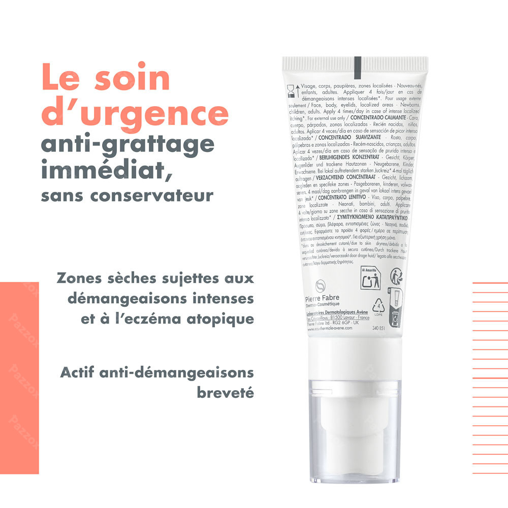    Avène XeraCalm A.D Concentré Apaisant, zones sèches sujette à l'eczéma atopique,  démangeaisons intenses 40ml