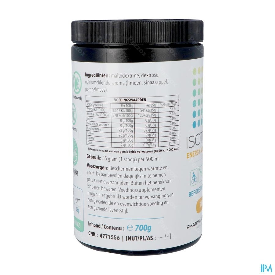 Sport Isotone Energy Agrum Drink700g Pharmanutrics