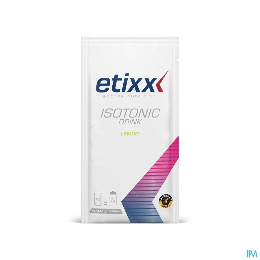 Etixx Isotonic Lemon Pdr 8x35g
