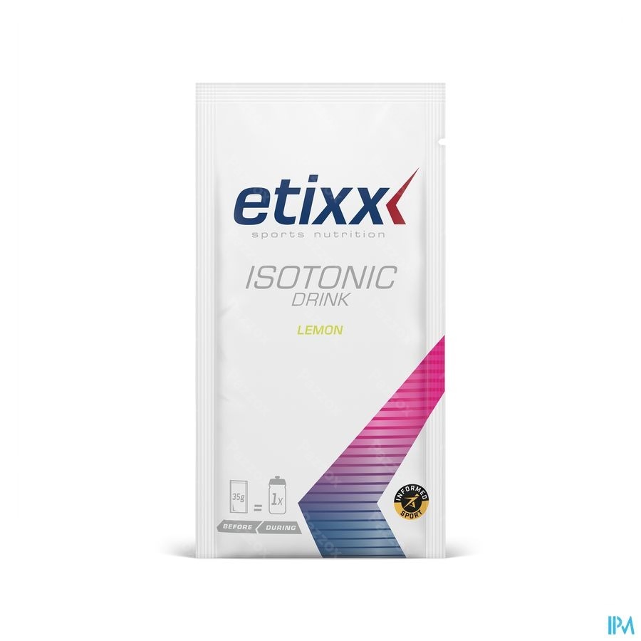 Etixx Isotonic Lemon Pdr 8x35g