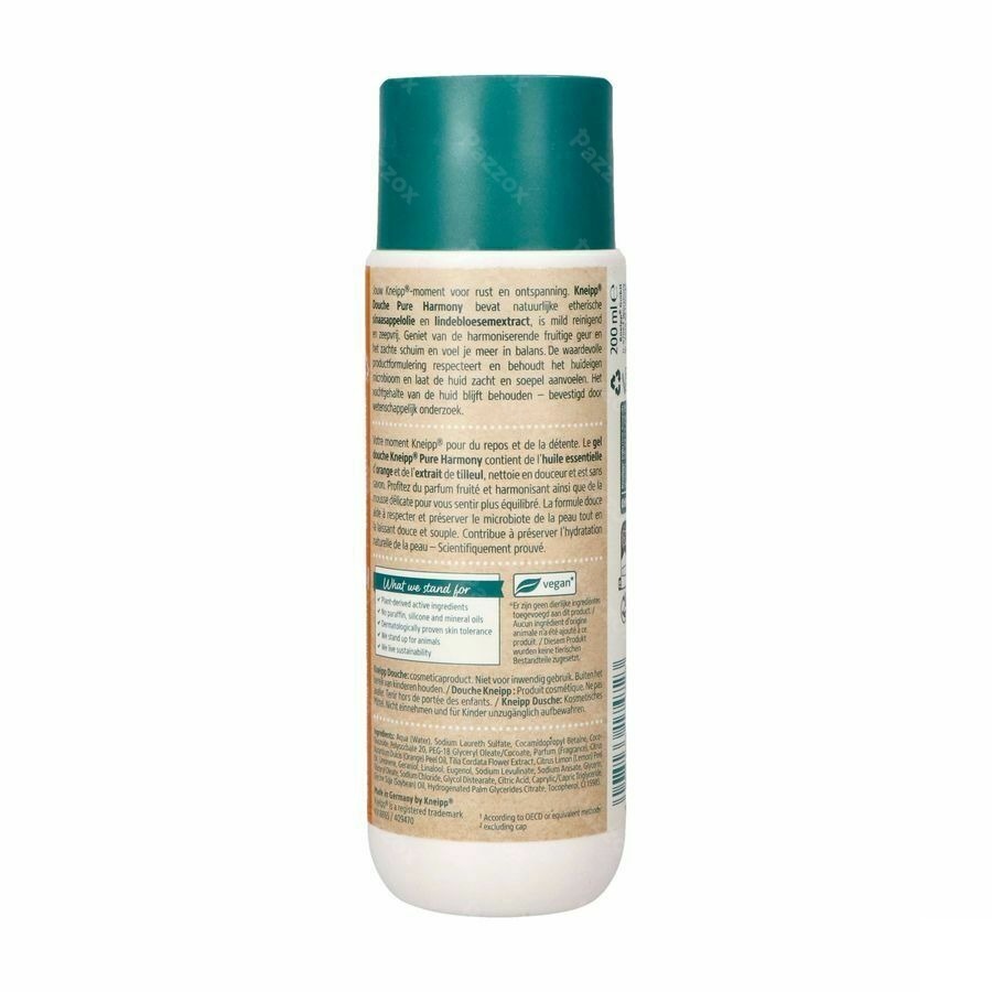 Kneipp Gel Douche Pure Harmony 200ml