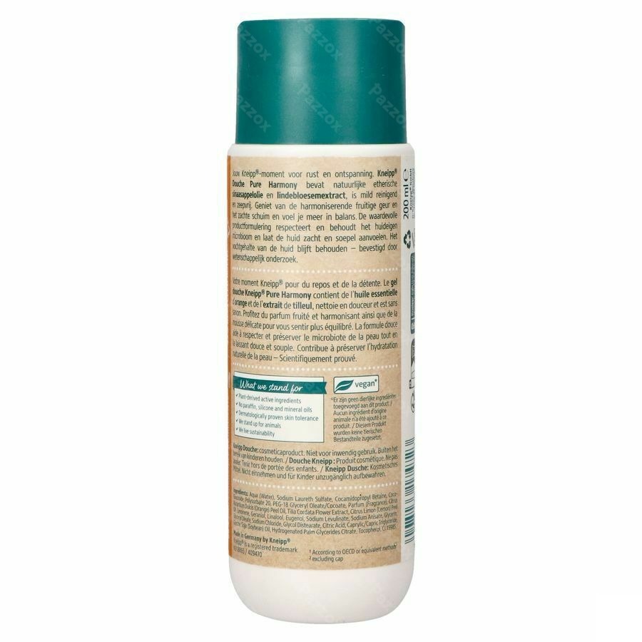 Kneipp Gel Douche Pure Harmony 200ml