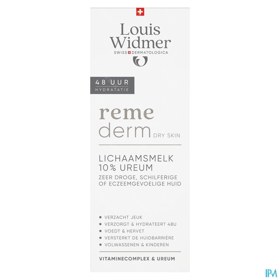 Louis Widmer Remederm Lichaamsmelk 10% Ureum Met Parfum 200ml