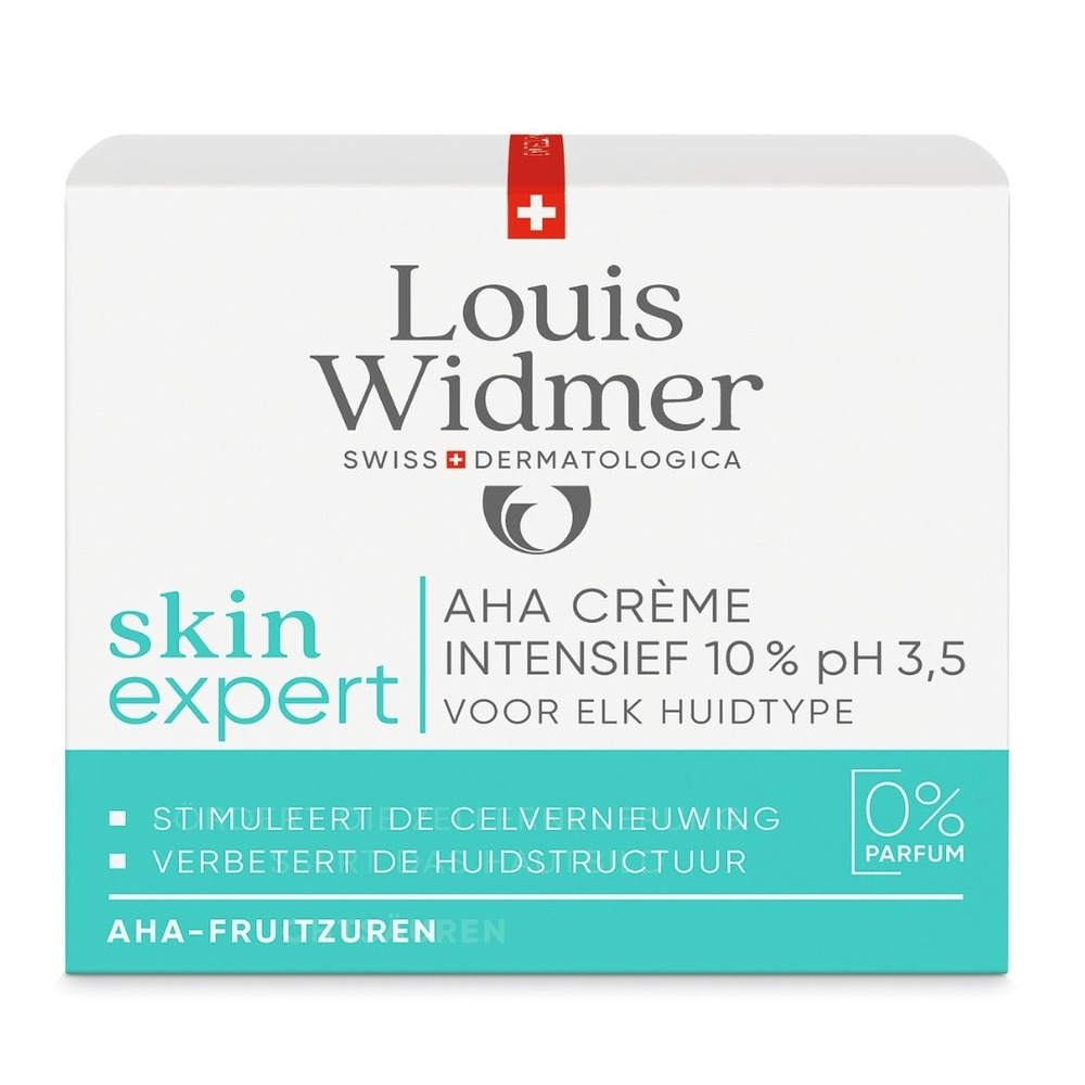 Louis Widmer Skin Expert AHA Crème 10% Sans Parfum 50ml