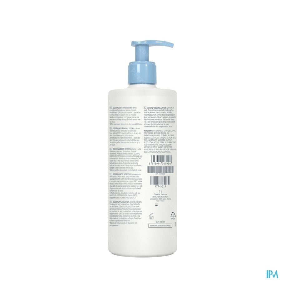 Dexeryl Lait Nourrissant 500ml