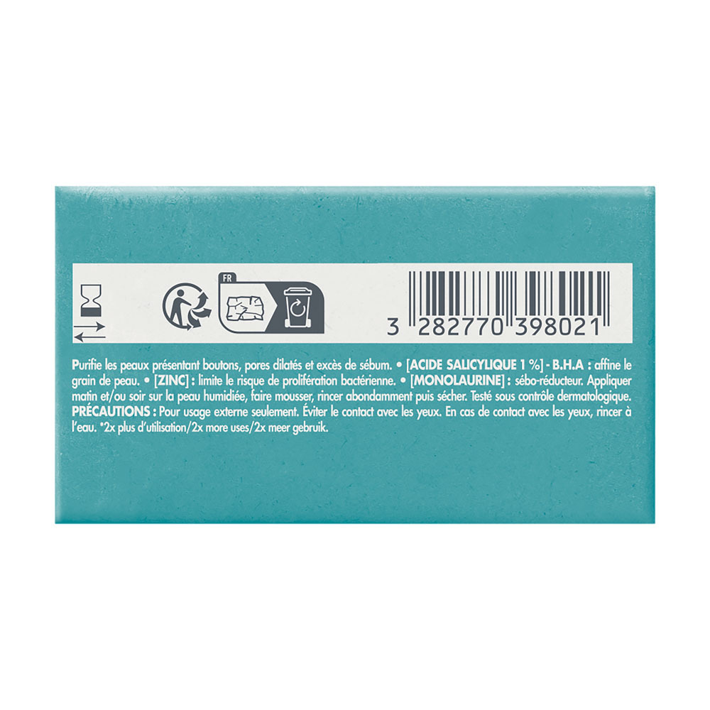 Avène Cleanance Reinigend wasblokje, Vette huid, Onzuiverheden 100g