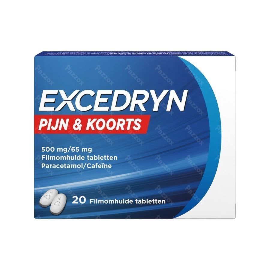 Excedryn Pijn&koorts 500mg/65mg Filmomh Tabl 2x10