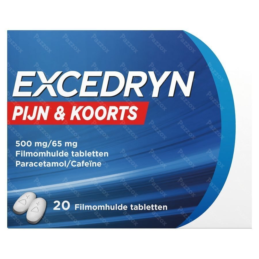 Excedryn Pijn&koorts 500mg/65mg Filmomh Tabl 2x10